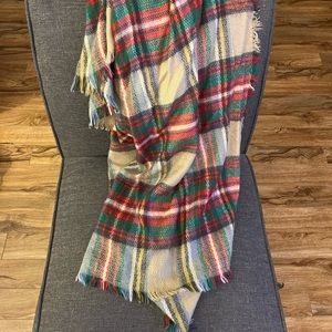 Christmas Colors Blanket Scarf
